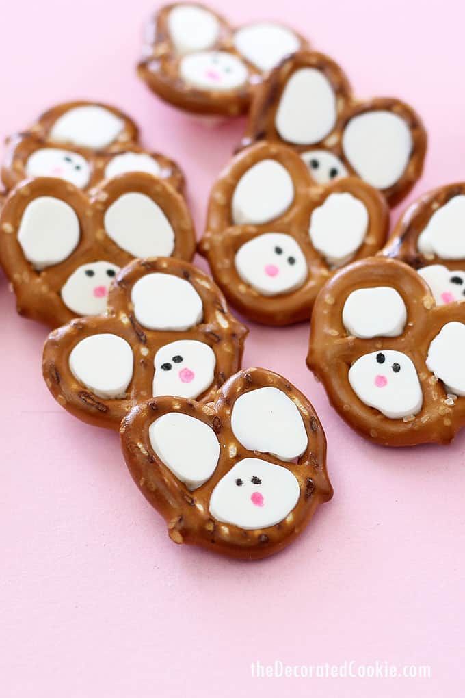 EASY Easter bunny pretzels with video tutorial and how-tos.jpg