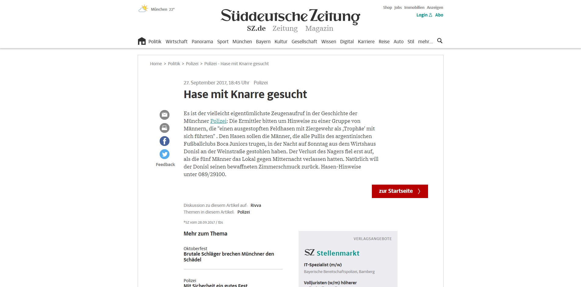 Polizei   Hase mit Knarre gesucht   München   Süddeutsche.de.png