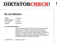 Diktatoren-Test' - www_diktatorcheck_de_test.jpg