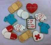 Nurse Theme Cookie Favors for Graduations RN Cookies Medical | Etsy.jpg